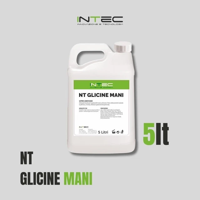 DETERGENTE LIQUIDO PER PULIZIA MANI A pH NEUTRO 5Lt - INTEC