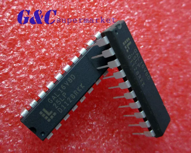 10Pcs Ic Gal16V8D Gal16V8D-25Lpn Dip-20 Good Qyality Al