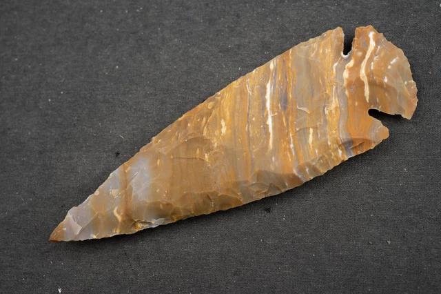 4.1" Flint Spearhead Ohio Collection Spear Point Knife Blade Arrowhead 447