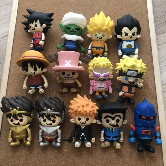 Anime mixed figure lot of 13 Panson Works Dragon ball One piece NARUTO jump