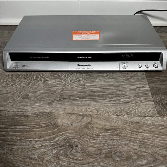 PANASONIC DMRES15 DVD Recorder DVDRAM DVDR DVDRW +R +RW 2006 W/ OEM