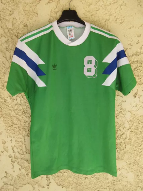 Maillot handball DJK BAD SÄCKINGEN porté n°8 ADIDAS vintage trikot shirt M