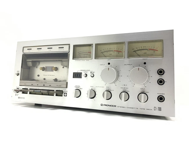 ラジオ・コンポ PIONEER CT-700 完動品 Pioneer CT-700 1970年代 ステレオカセットデッキ