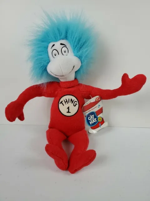 Dr. Seuss CAT IN THE HAT THING 1 PLUSH 12 Inches By Play Along Original Tags