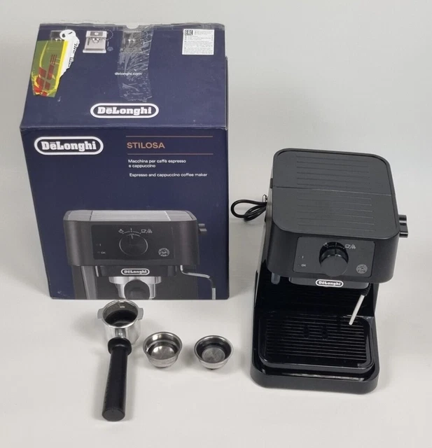 DeLonghi Stilosa EC235.BK Espressomaschine 15bar Milchaufschäumer, Schwarz