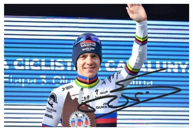REMCO EVENEPOEL (1) CYCLING WORLD CHAMPION - 6x4 Signed Autograph PHOTO Print