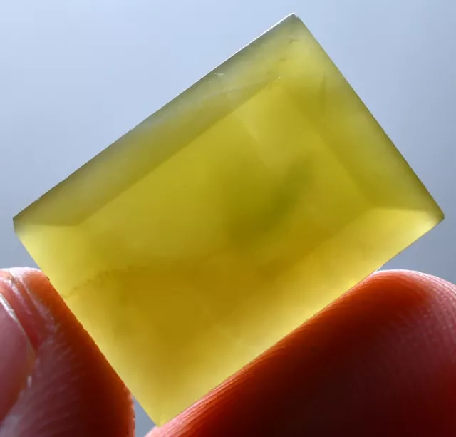 24.95 CT Wondrous Natural Yellow Lustrous SOLAR HYDRO GROSSULAR GARNET Gemstone