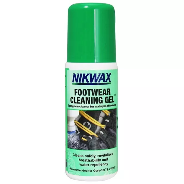 Brand New Nikwax Footwear Cleaning Gel Brush Cleaner For Gore-Tex Hiking Boots