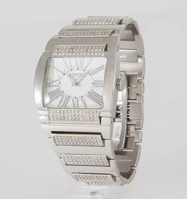 Reloj Vendoux en acero inoxidable con cristales de swarovski MS18000 3 atm