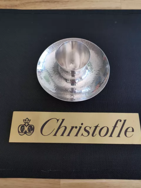 Portauovo Christofle Art Deco Metallo Argento
