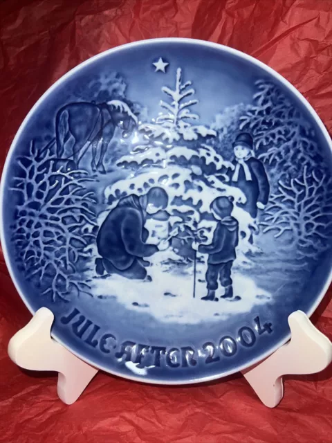 B & G Christmas Plate JULE AFTER Bing & Grondahl 2004