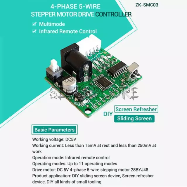 5-V-Treiberplatine für das Schrittmotor-Controller-Kit-Modul 28BYJ48