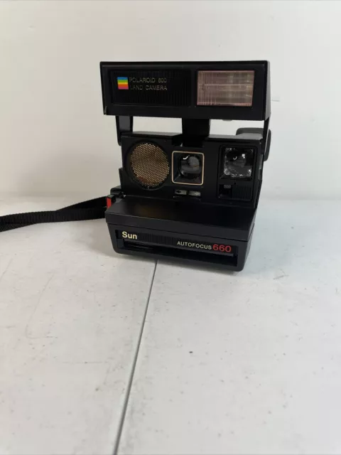 Vintage Polaroid 600 Series Instant Land Camera Autofocus 660