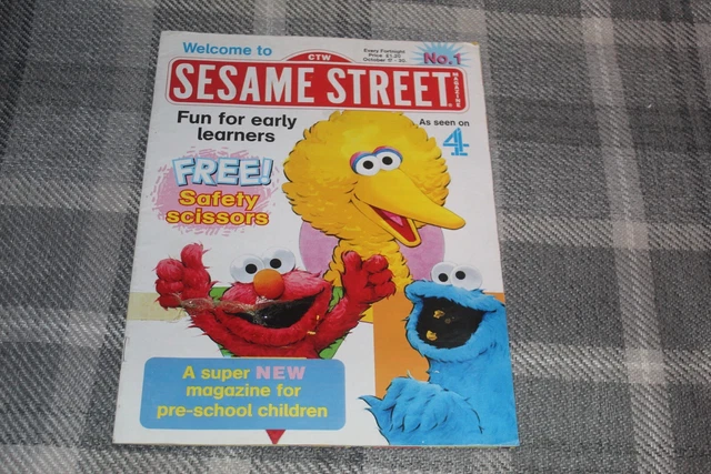CHANNEL 4 SESAME Street Magazine - Issue 1 £4.99 - PicClick UK