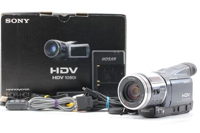 [TOP MINT in Box Set] SONY HDR-HC1 Digital HD Video 1080i Black Camcorder JAPAN