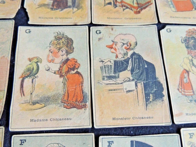 Jeu De Cartes Vintage 7 Familles - RACEY HELPS WOODLAND HAPPY FAMILIES - Ancien