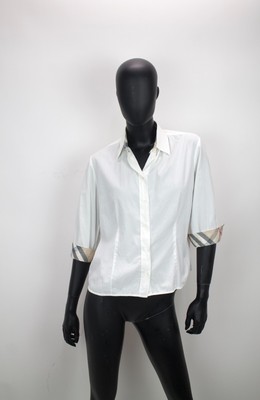 Burberry Burberry Camicia 100% cotone Taglia ideale M Check interno su maniche e collo 