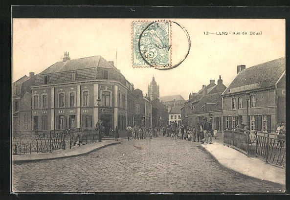 CPA Lens, Rue de Douai