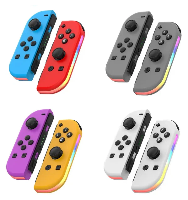 Nintendo Switch Joy-con 2er-set Controller Neon-grün/neon-pink JOY CON CONTROLLER mit LED, inkl. Handschlaufen, 2er Set für Nintendo