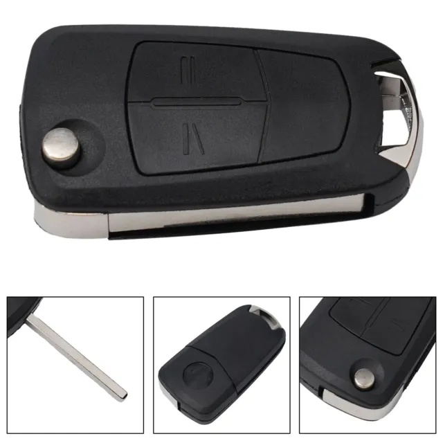 2 Button Remote Flip Key Fob Case For Opel Corsa D-Zafira B Astra H Tigra 2 Keys