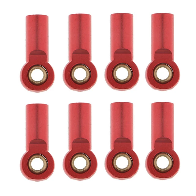 10 Aste Di Collegamento M3 Con Snodi Sferici Per Auto RC 1/10 - AXSPEED Blu