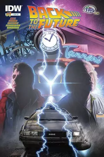 Back to the Future #1 Comic Casey Heying Variant Buymetoys Exclusive SIGNED BTTF