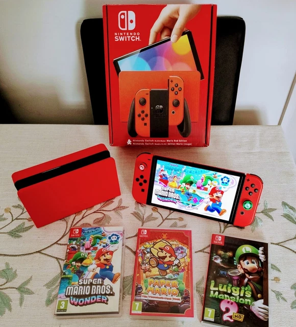 NINTENDO SWITCH OLED Mario Red Collectors Edition £285.00 - PicClick UK