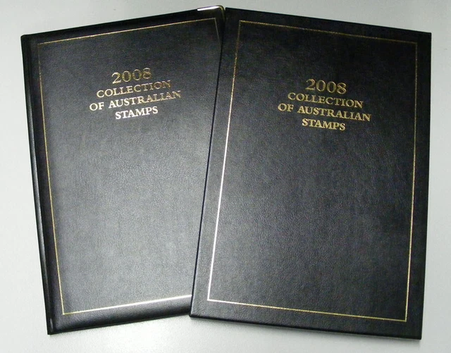 Australia Post 2008 Leather Year Album collection FV $95 PO Cost $135 Ret'l $190