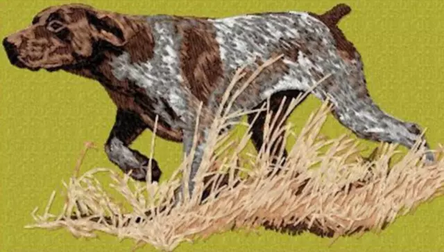 GERMAN SHORTHAIRED POINTER Dog Breed Bathroom SET OF 2 HAND TOWELS EMBROIDERED