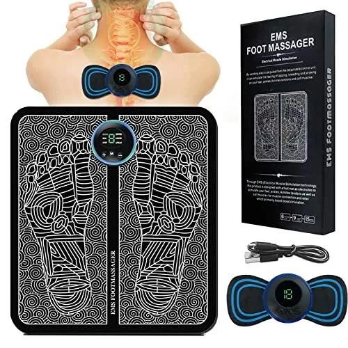 Ems Fussmassagegerät Elektrisch 1 Stück mit USB Mini Zervikal Massagegerät 1 Stü