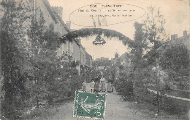 MOULINS-ENGILBERT - Fêtes du Comice du 12 Septembre 1909