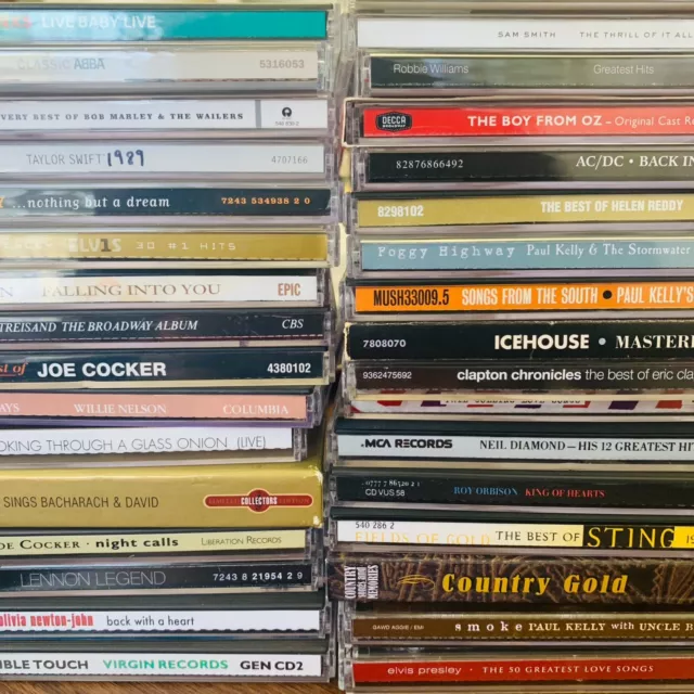 CD Albums - 180 Various Titles (You Choose) - 60's 70's 80's 90's Pop Rock Indie