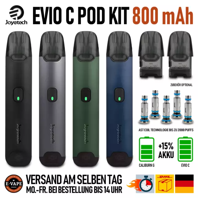 Evio C Pod Kit E-Zigaretten Set by Joyetech, kompatibel zum Uwell Caliburn G Kit