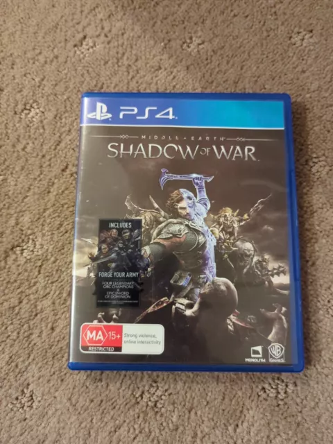 Middle Earth : Shadow Of War - Playstation 4 / PS4 Game