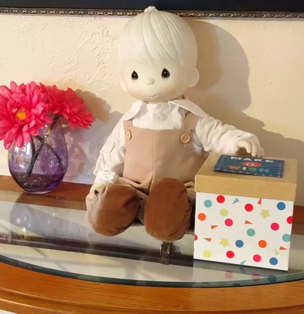 Vintage 1981 Precious Moments Enesco Porcelain Mikey Boy Doll 17" Inches Tall😍