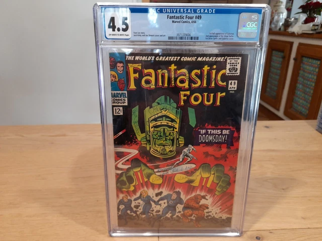 Fantastic Four # 49, Marvel 4/1966, CGC 4.5, 1st app. of Galactus, Silver Surfer
