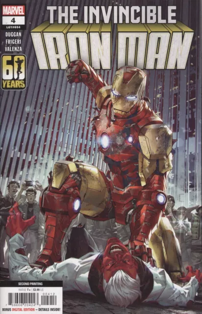 Invincible Iron Man #4 Kael Ngu 2Nd Printing Variant Vf/Nm Marvel Hohc 2023
