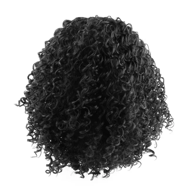 Brazilian Curly Human Hair Wigs Black Women Kinky Curly Hair Afro Short Hair 2