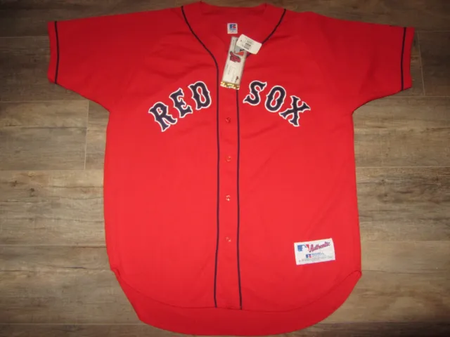NWT BOSTON RED Sox MLB Baseball Russell Athletic Authentic Jersey 48 ...