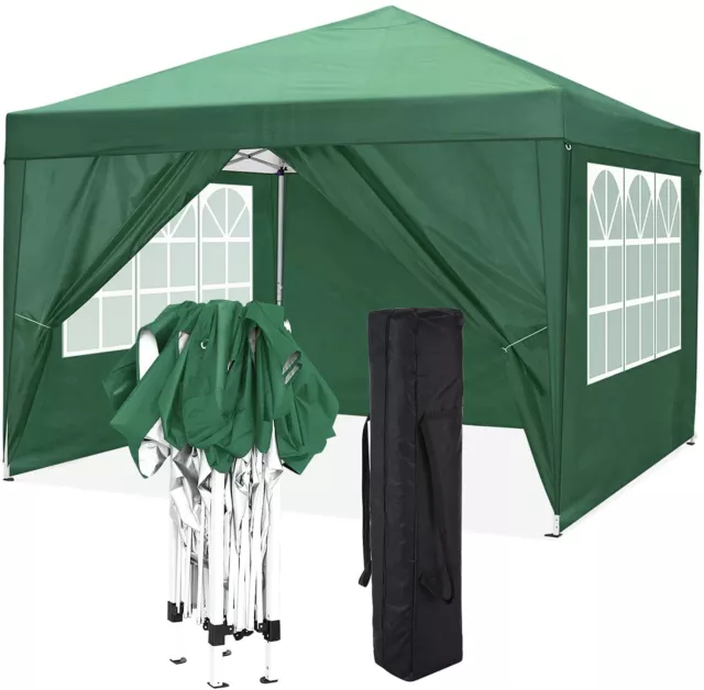 Faltpavillon 3x3m Klapp Pavillon WASSERDICHT Gartenzelt Partyzelt Pergolen DHL