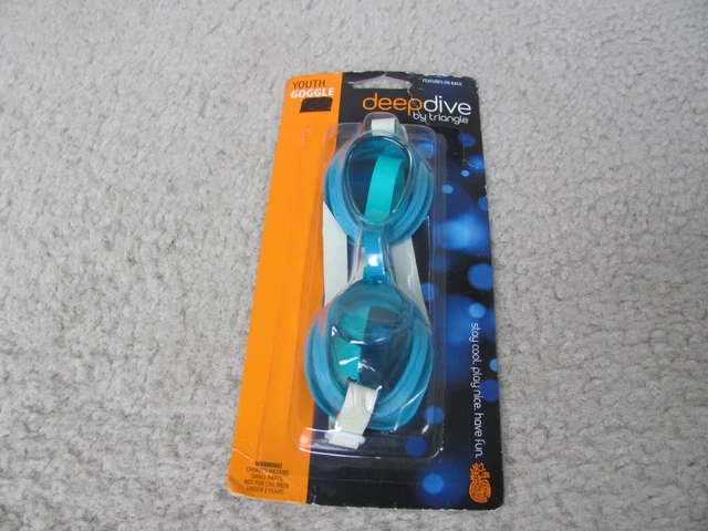 Deep Dive by Triangle Unisex Youth Swimming Goggles-New