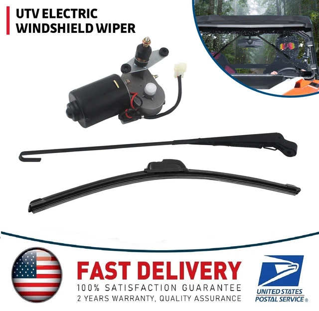 UTV 12V ELECTRIC Windshield Wiper Motor Kit for John Deere Gator