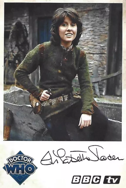 ELISABETH SLADEN DOCTOR WHO SARAH JANE SMITH SIGNED AUTOGRAPH 6 x 4" PRE PRINT