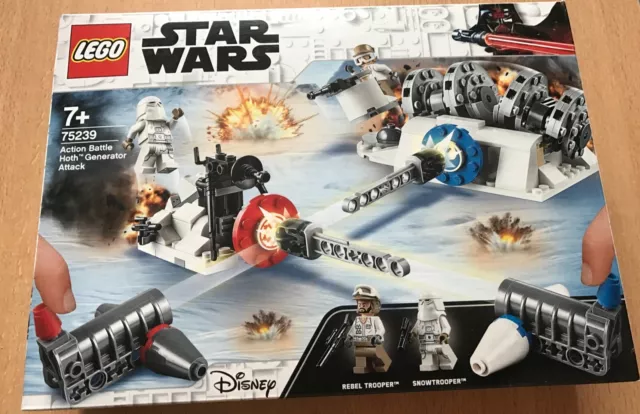 Boite Set Lego Vaisseau Star Wars 75239 Action Battle Hoth Generator Attack