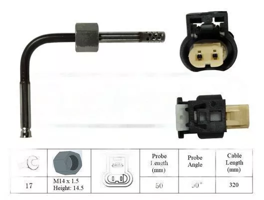 Fuel Parts Egts Abgas Temperatursensor EXT109 Ersatz 007 153 75