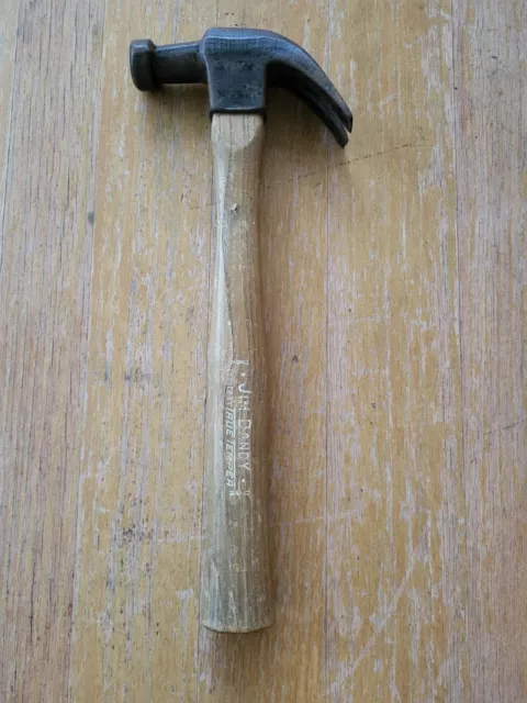 Vintage Jim Dandy True Temper Claw Hammer  Made in USA, Carpenter Original Paint