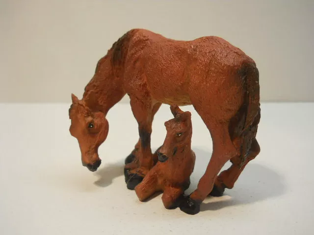 Mom & Baby Horses, Decorative Figurine Figure n566 3