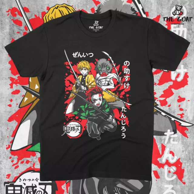 Anime T-shirt Demon Slayer, Anime Japanese Shirt, Manga Shirt, Anime Shirt