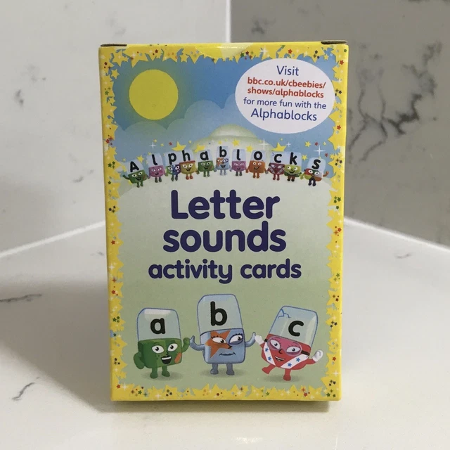 CBEEBIES ALPHABLOCKS PHONICS Letter Sounds Activity Cards - Home ...
