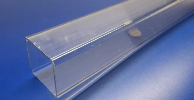 Polycarbonate Square Tube 2.0" Square x 1/16" Wall x 72"-089